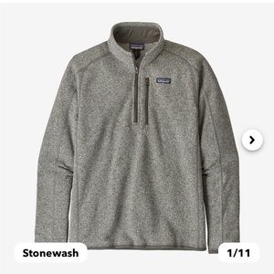 Patagonia better sweater 1/4 zip